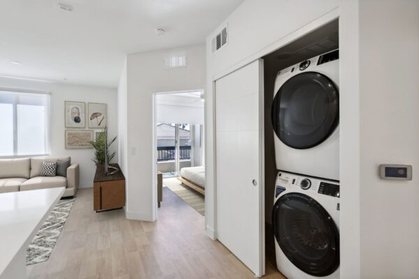 1B Laundry and Bedroom