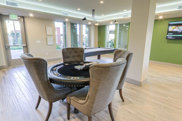 Aspire at Paseo game room virtual tour.