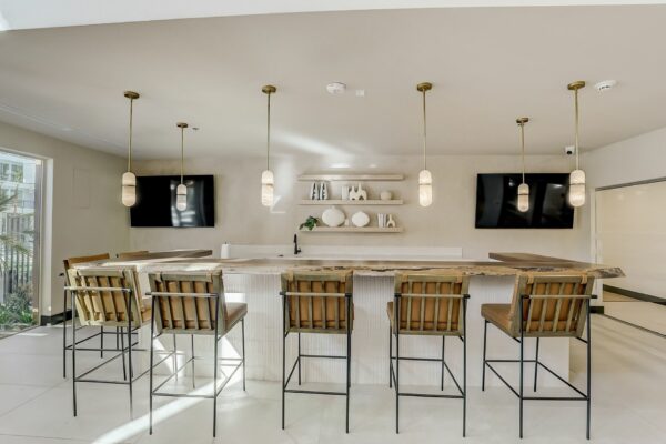 Aspire at Redwood Las Vegas Apartments Community Lounge With Seating Areas