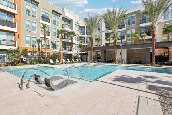 Aspire at Redwood Las Vegas Apartments Outdoor Pool Side View