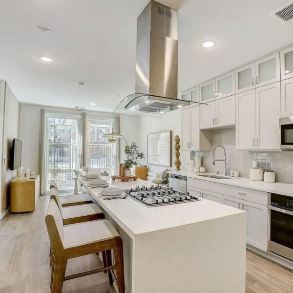 Aspire at Redwood Las Vegas Apartment Unit 128 Kitchen and Living Room