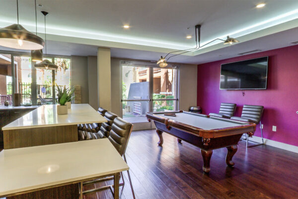 Elevate apartments rec room virtual tour.