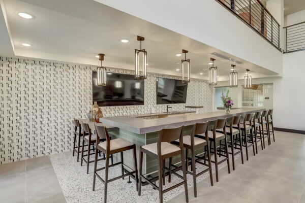 aspire at flamingo grand community wet bar kitchen apartments in las vegas