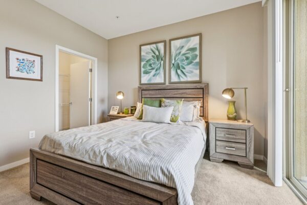 Elevate-Apartments-Model-Bedroom-With-Walk-In-Closet