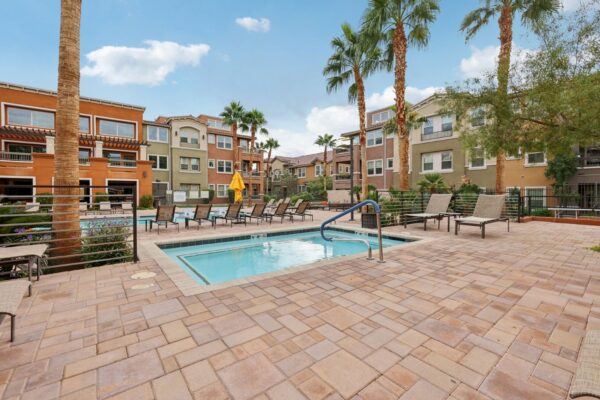 Elevate-Apartments-Pool-and-Spa-Area-With-Loungers-4