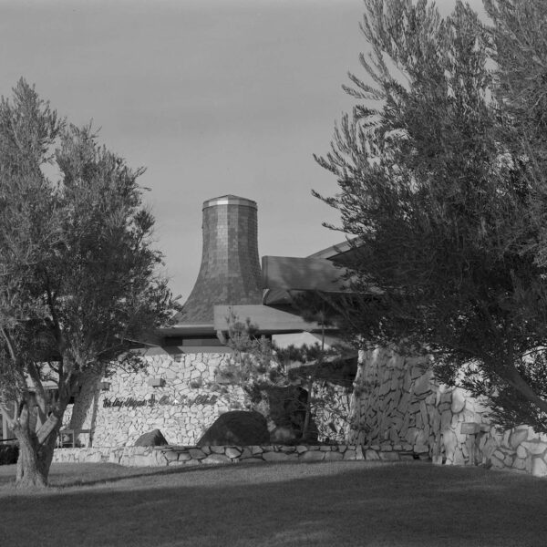 Vintage black and white photo of the Las Vegas Country Club.
